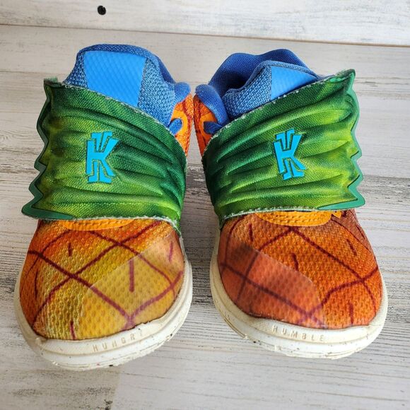 Nike Kyrie 5 SpongeBob SquarePants 'Pineapple House' (CN4490-800) Toddler Sz 7C - Picture 4 of 11